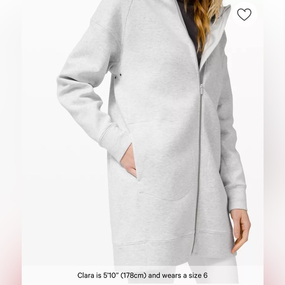 Lululemon In orbit Jacket. Grey. Size 8. - Picture 6 of 11